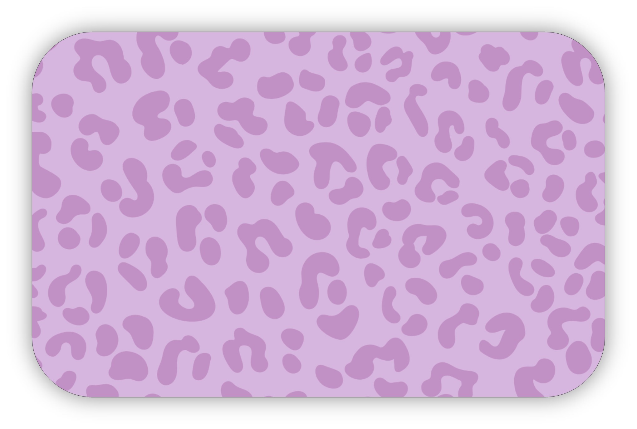 Purple leopard spots on a lighter purple background.